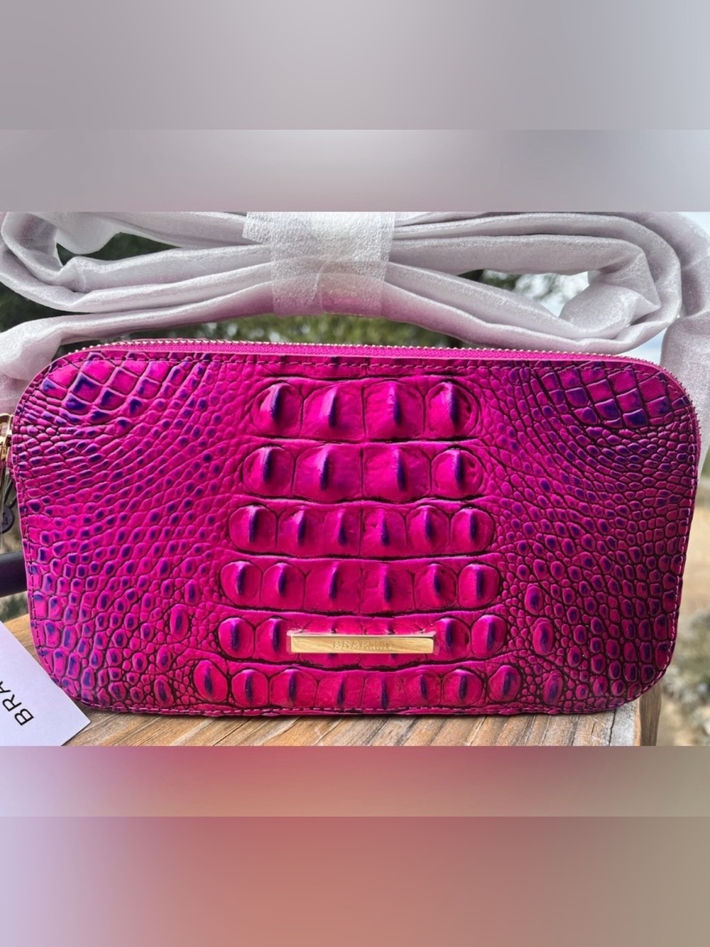 NWT Brahmin DANICA in VOLTAGE VIOLET Crossbody Bag